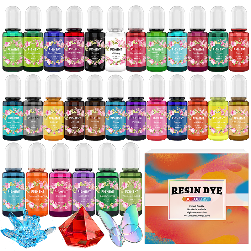 Candle Making Set - DIY Epoxy Resin Pigment Kit Candle