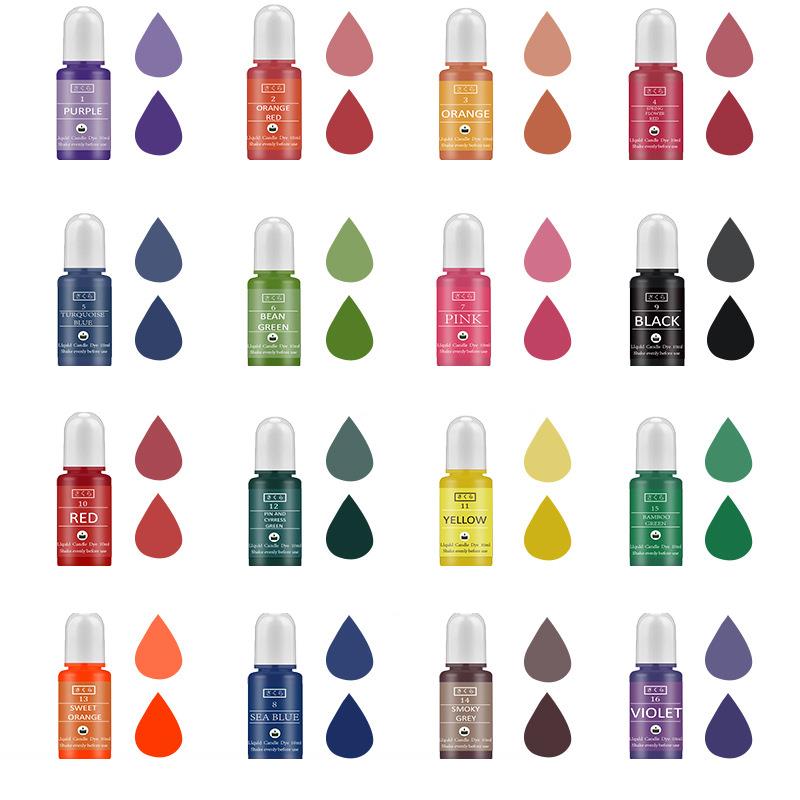 10ml/Bottle Candle Wax Pigment – обзор и цена Candle Dye Chip