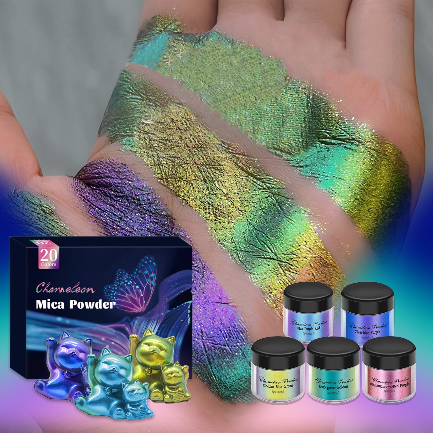 3g Chameleon Mica Powder Color – обзор и цена Candle Making Bath