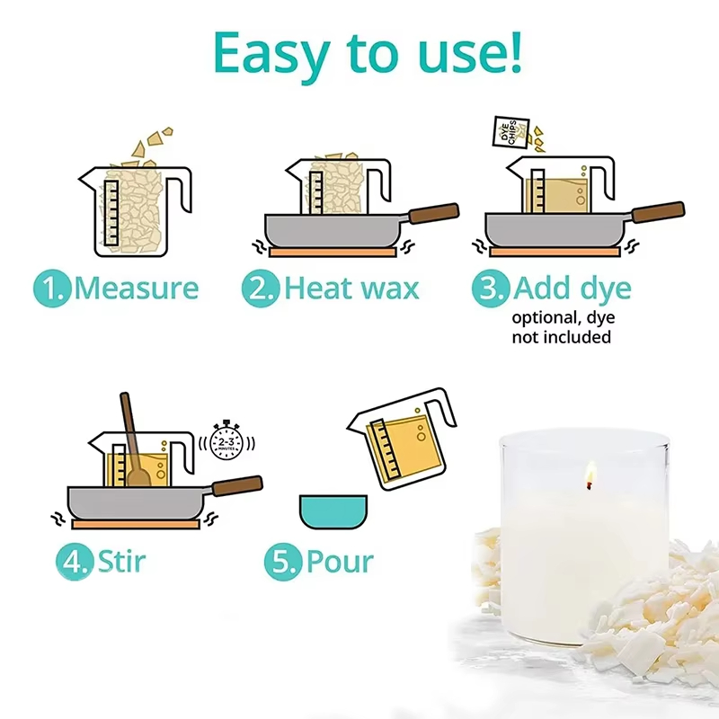 1kg/500/250/100g Pure Soy Wax  – обзор и цена Candle Making Experience