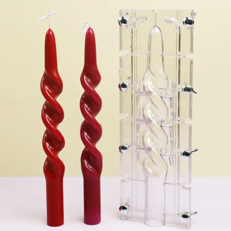 Twisted Stripe Column Acrylic  – обзор и цена Candle Making Kit Diy