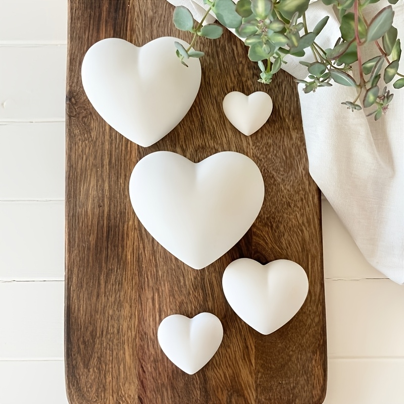 5pcs Heart-Shaped Gypsum Candl – обзор и цена Candle Making Set