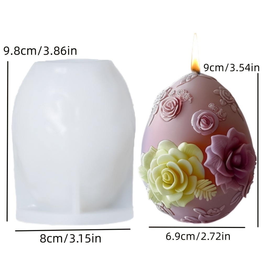 Embossed Flower Egg Mold Reusa – обзор и цена Candle Making Bath