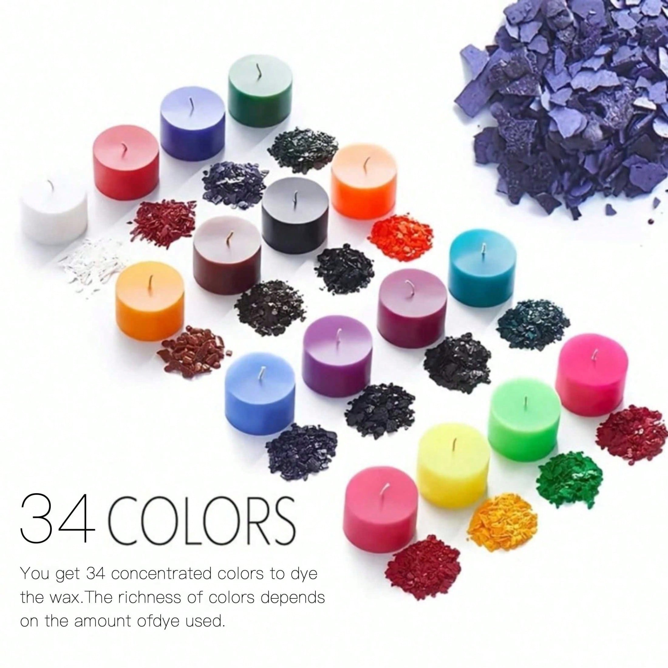 34-Color/16-Color/12-Color/6-C – обзор и цена Candle Dye Chip