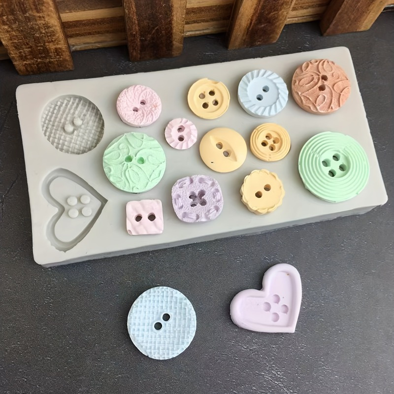 Buttons Shape Silicone Mold Si – обзор и цена Candle Making Design