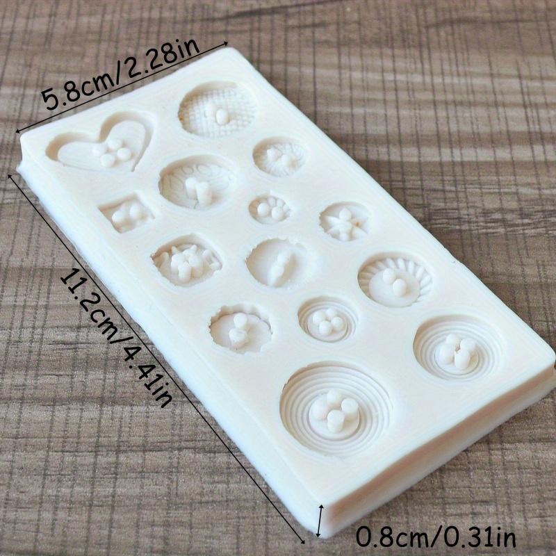 Buttons Shape Silicone Mold Si – обзор и цена Candle Making Design