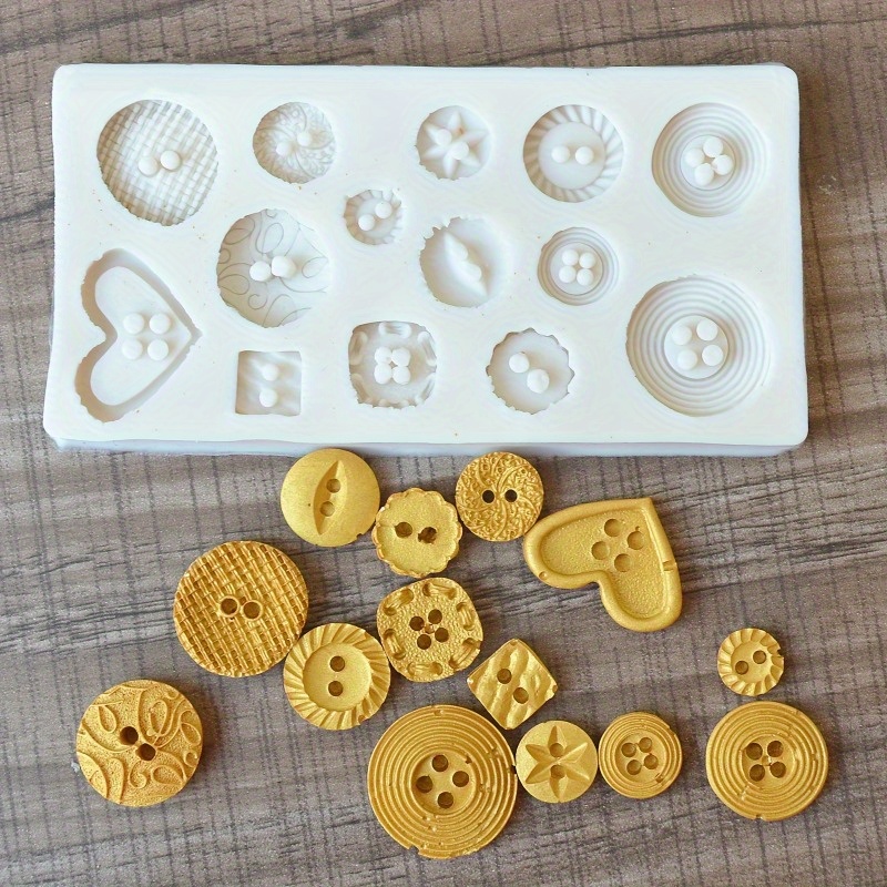 Buttons Shape Silicone Mold Si – обзор и цена Candle Making Design