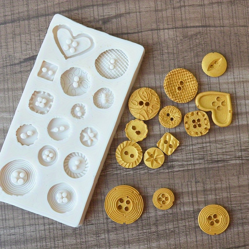 Buttons Shape Silicone Mold Si – обзор и цена Candle Making Design