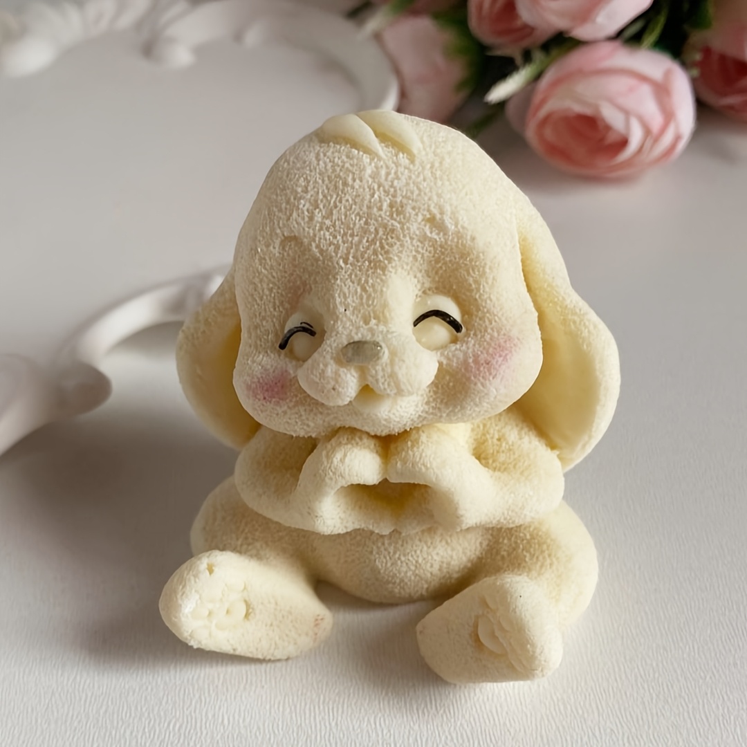 1pc Adorable Rabbit Resin Sili – обзор и цена Candle Making Design