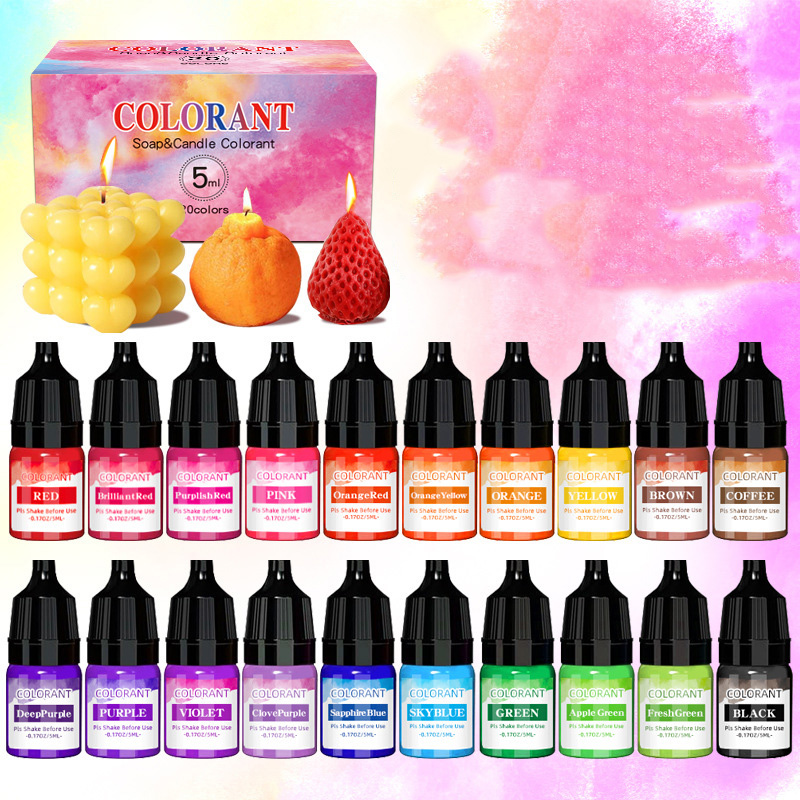 20 Color Candle Dyes Pigment A – обзор и цена Candle Dye Chip