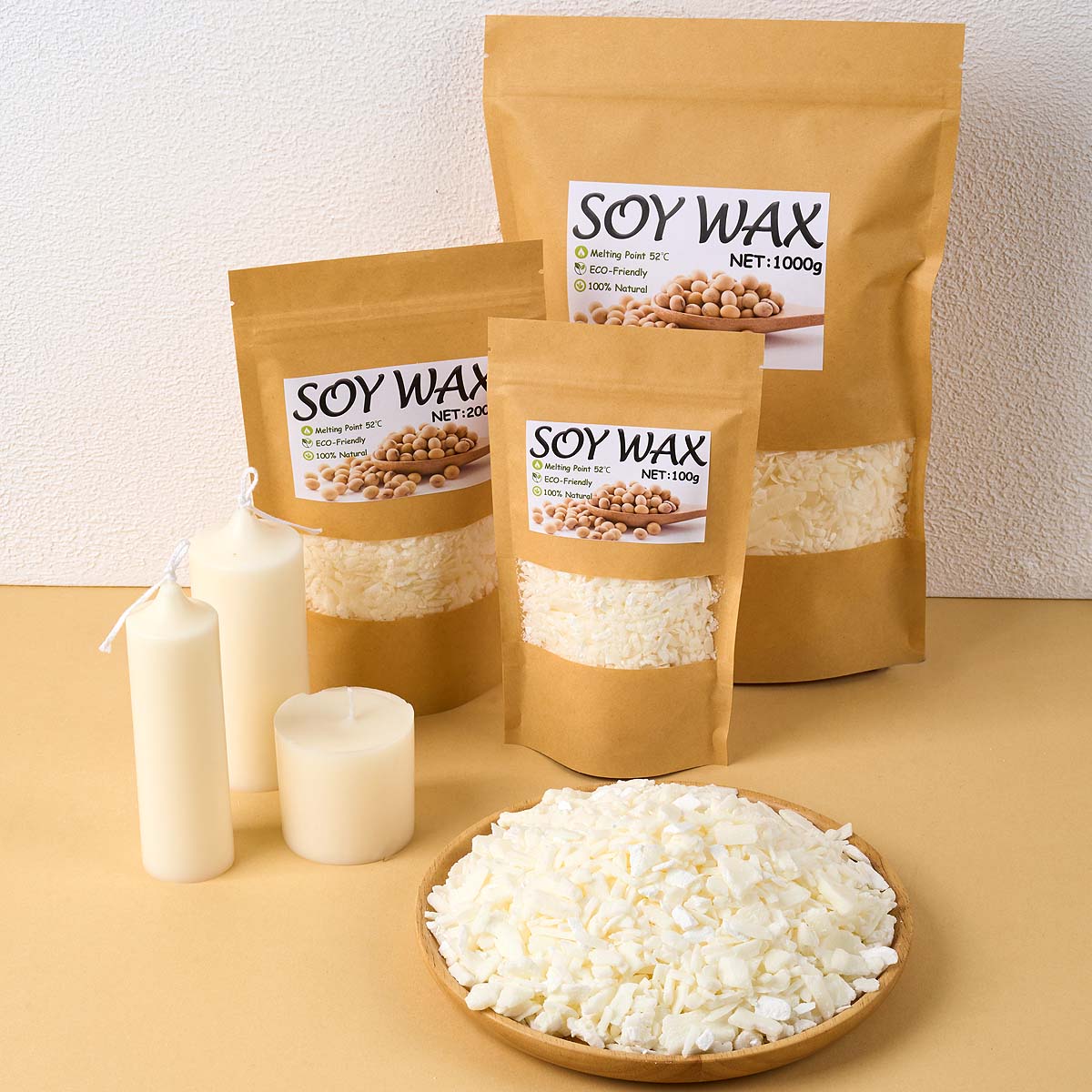 1 Pounds Pure White Soy Wax Fo – обзор и цена Candle Making Kit Diy