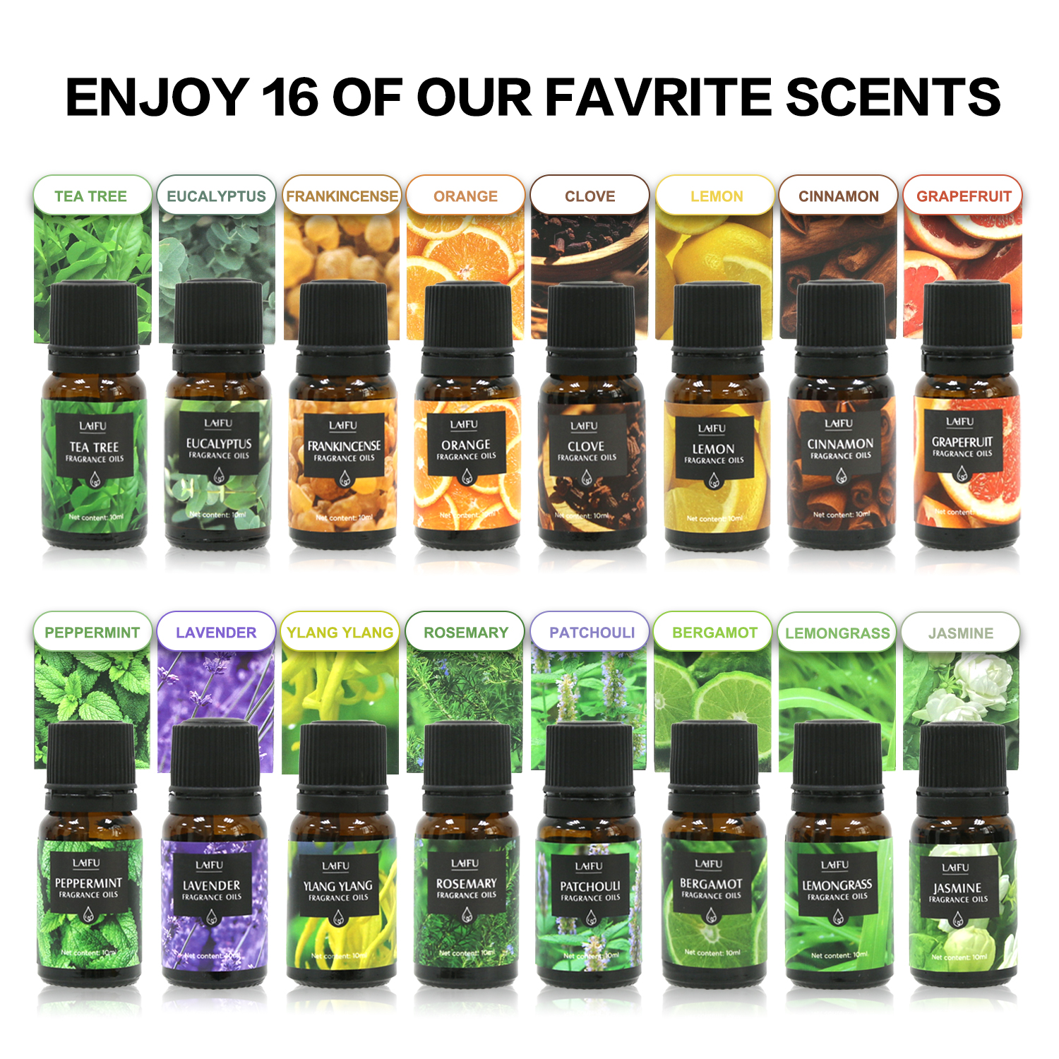 16x10ml Essential Oils Set for – обзор и цена Candle Making Set