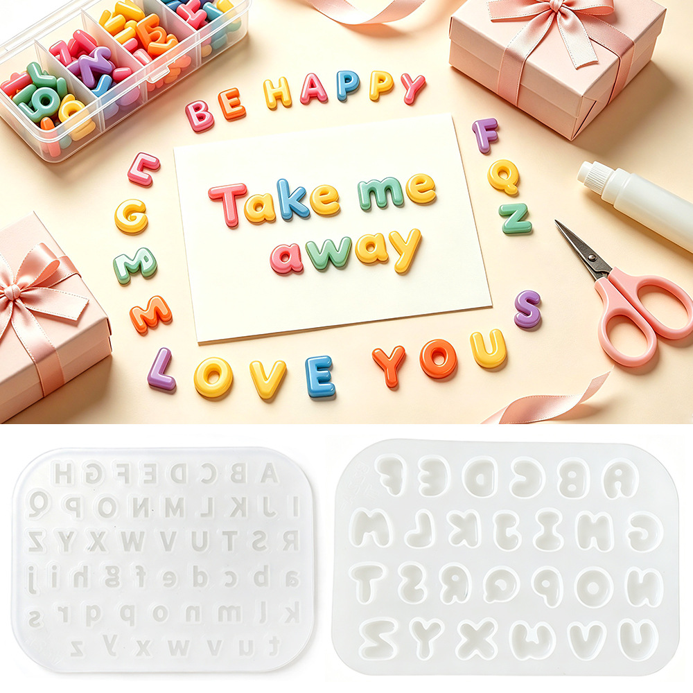 2Pcs Mini Letter Silicone Mold – обзор и цена Candle Making Set