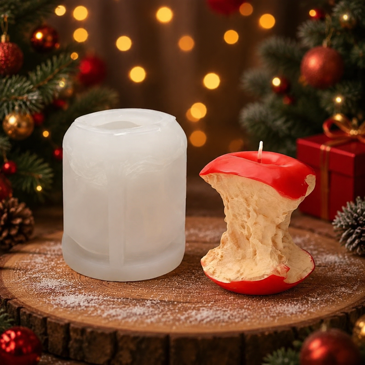 3D Apple Silicone Candle Molds – обзор и цена Candle Making Kit Diy