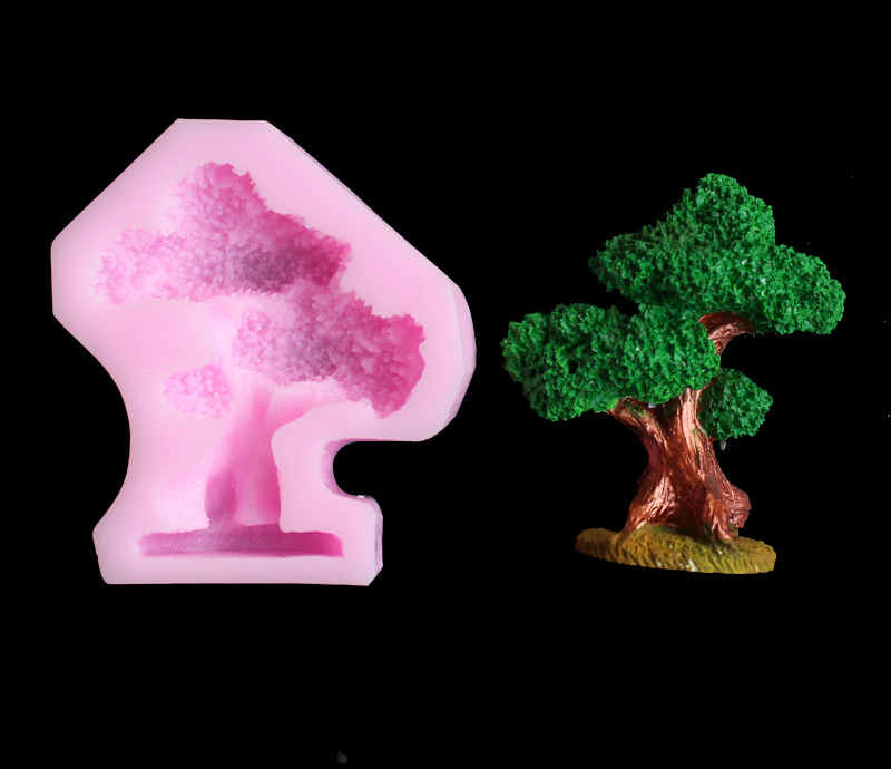 Pine tree silica gel mold DIY  – обзор и цена Candle Making Design