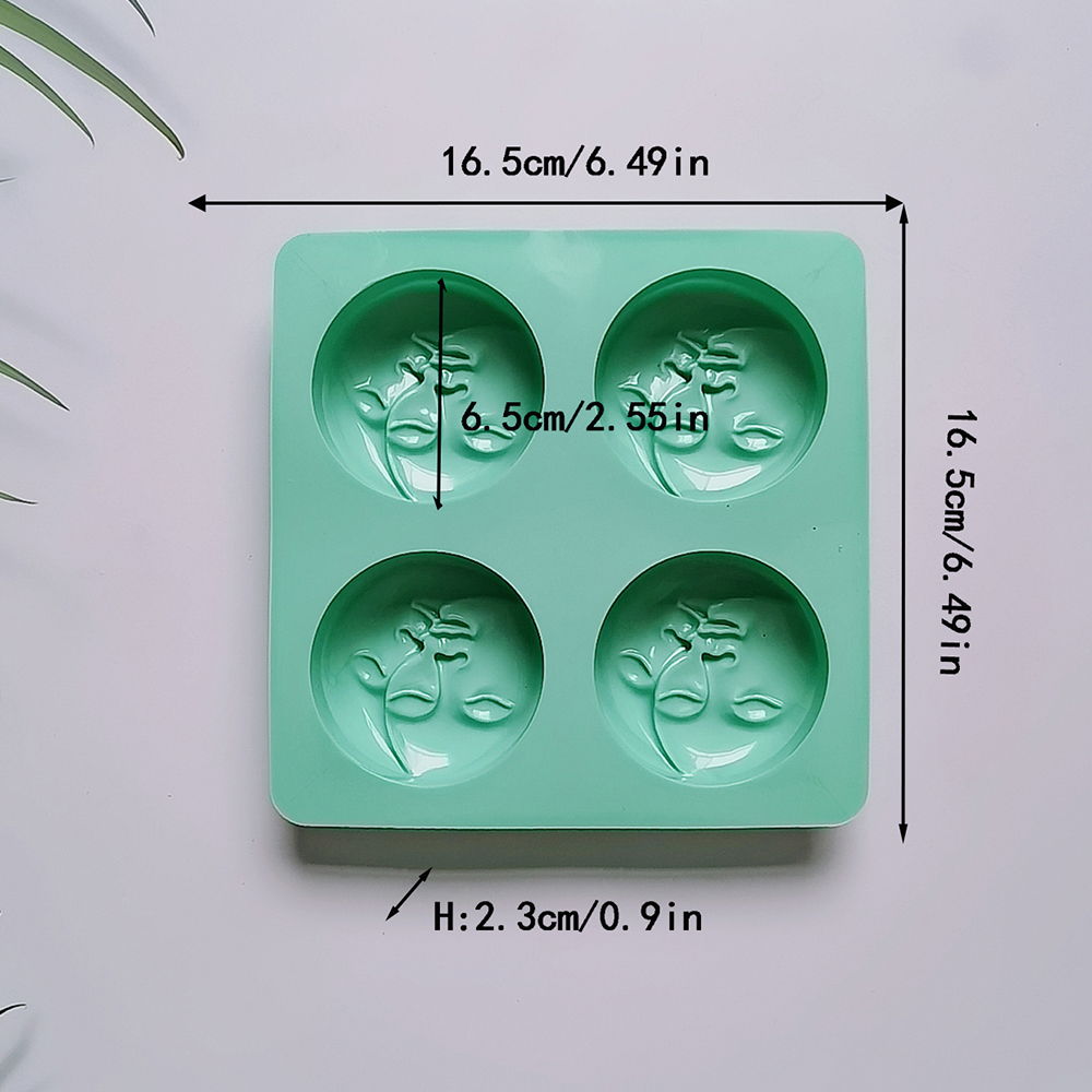 4 Cavity Silicone Soap Mold Mo – обзор и цена Candle Making Bath