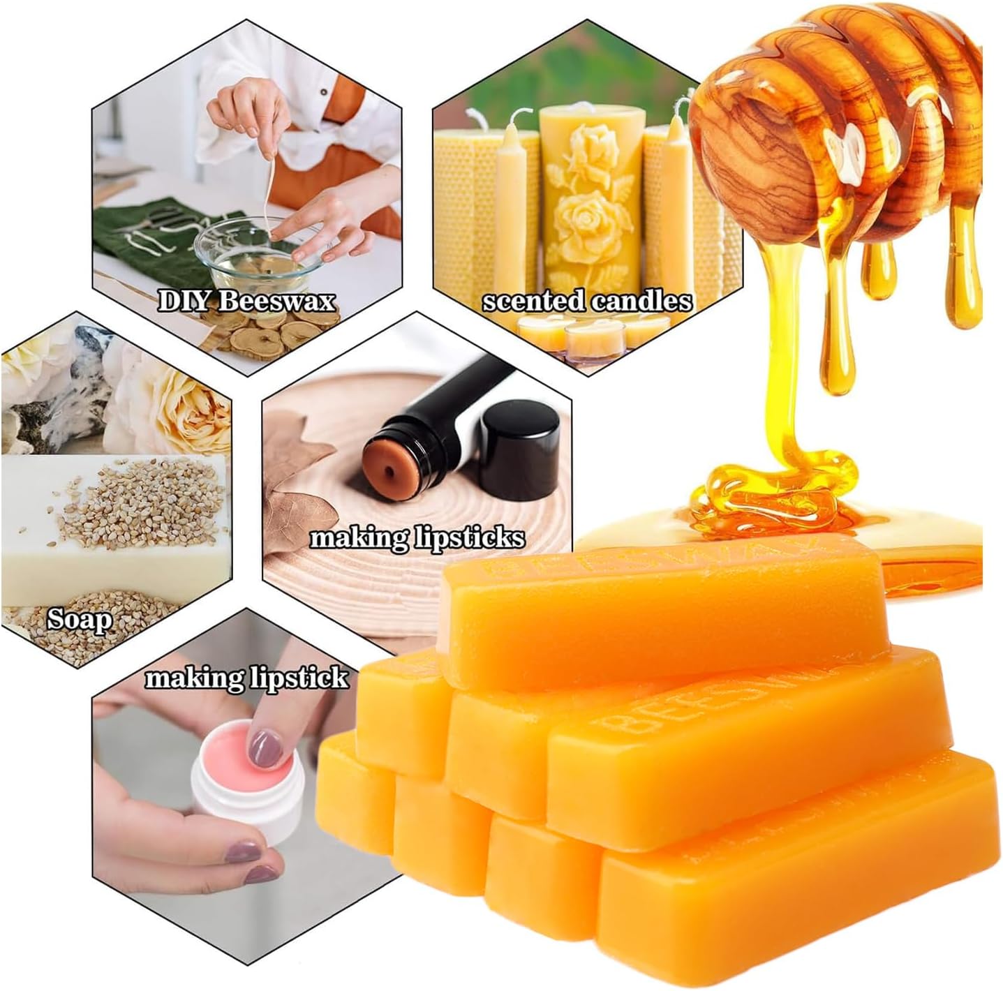 Beeswax Bar, Candle Wax Block  – обзор и цена Candle Making Experience