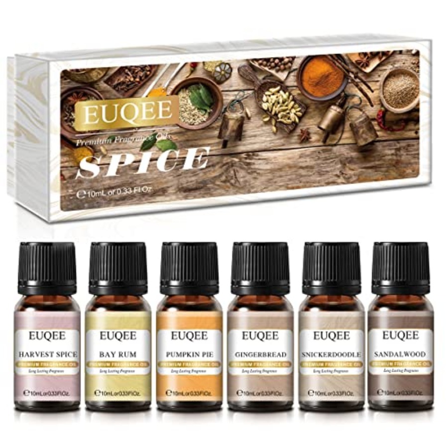 EUQEE 6PCS Spice Autumn Fragra – обзор и цена Candle Making Set