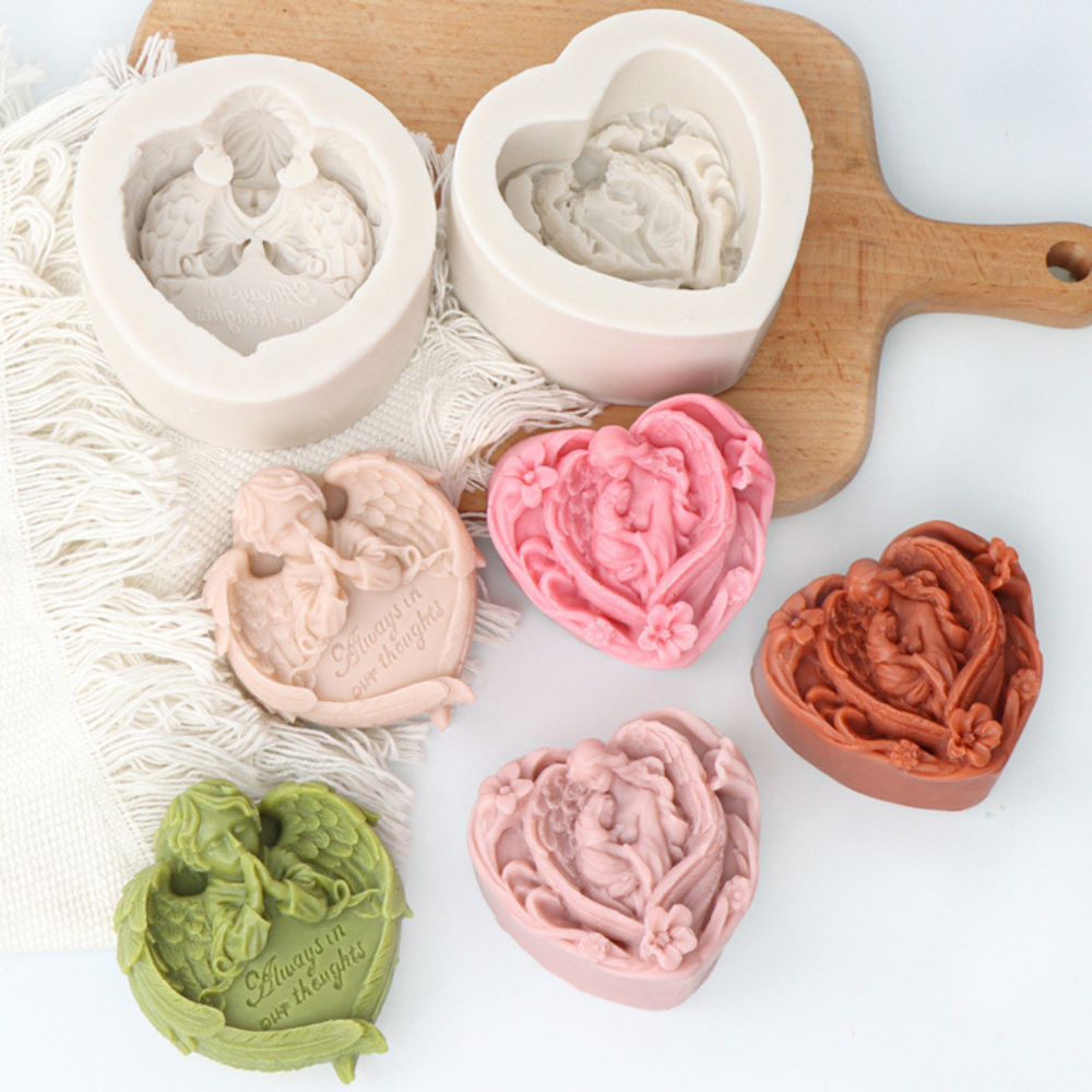 Prayer Angel Heart Soap Silico – обзор и цена Candle Making Set
