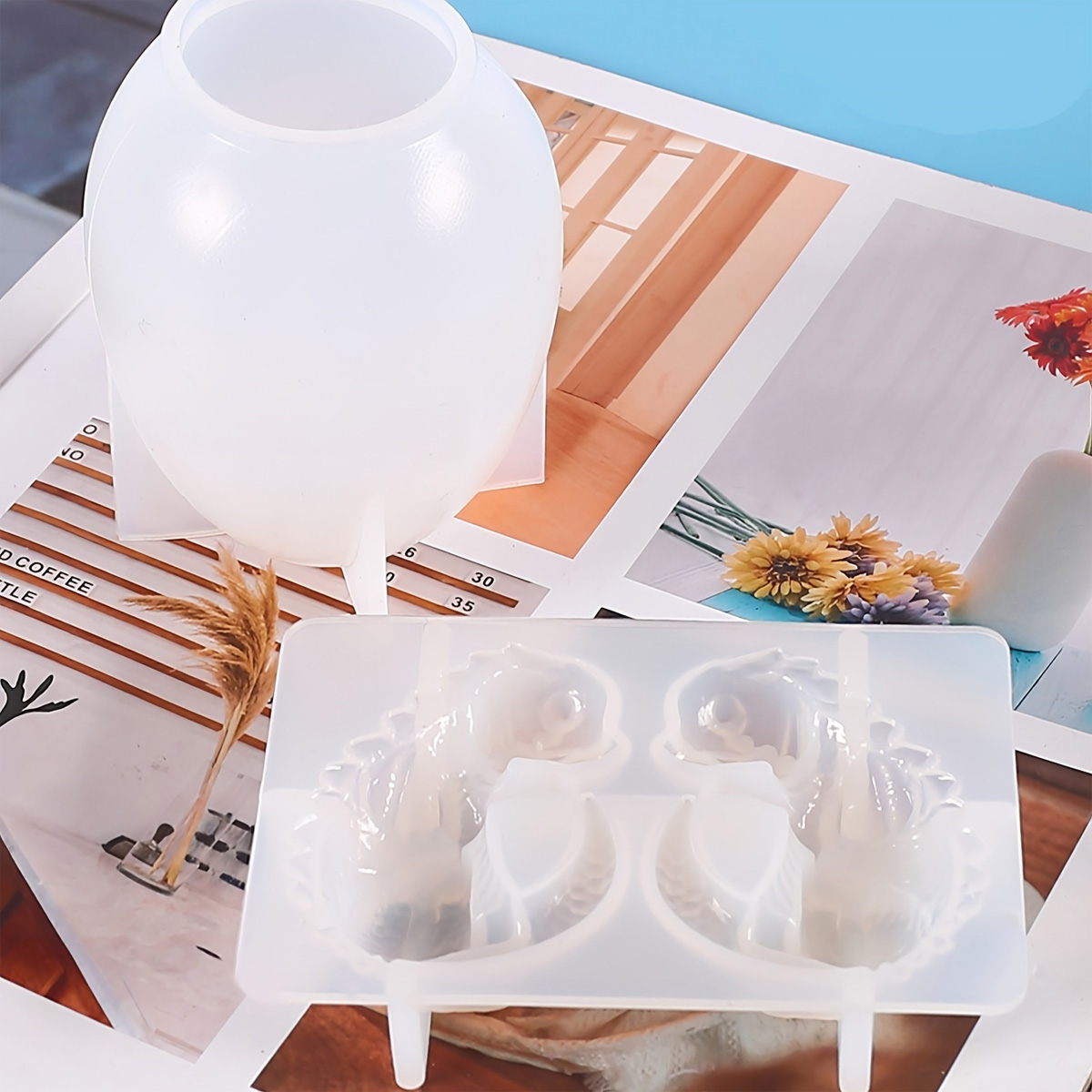 Silicone Dragon Egg Molds, 2-P – обзор и цена Candle Making Set