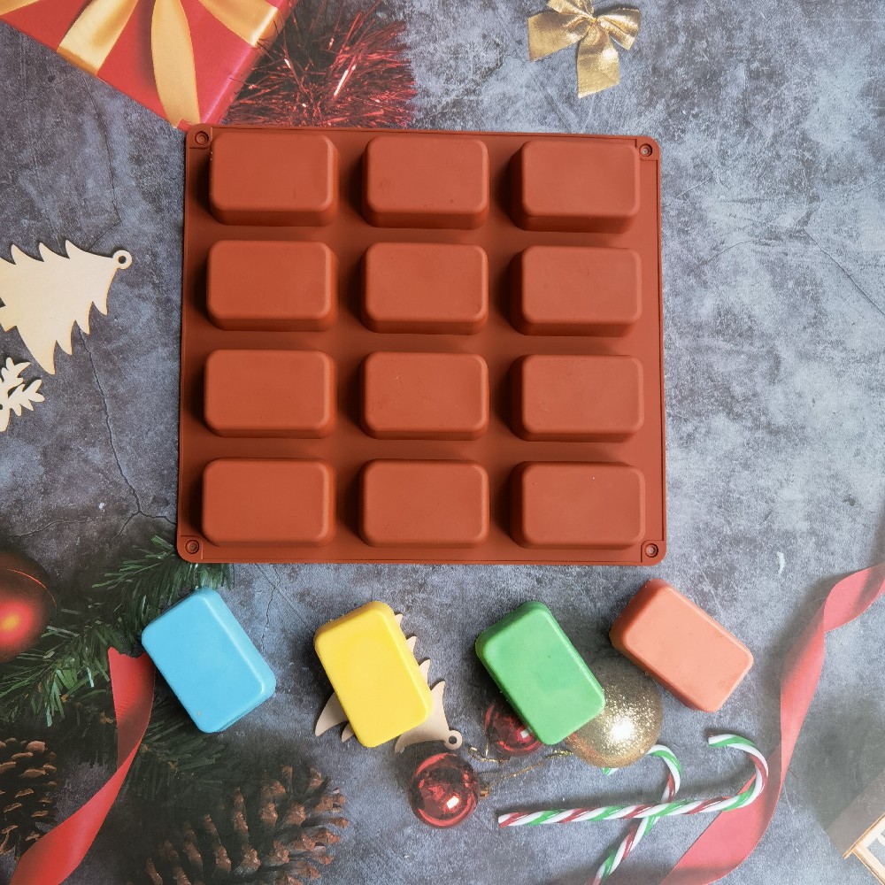 12 Cavity Square Silicone Soap – обзор и цена Candle Making Experience
