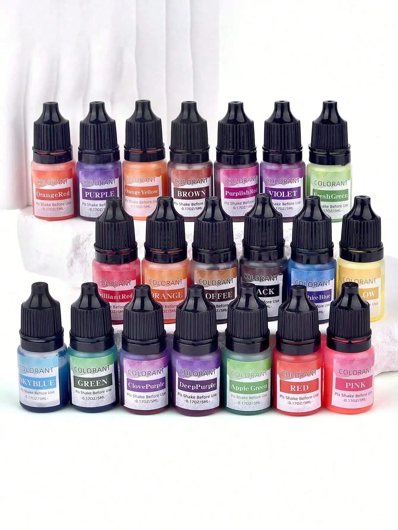 5ml 20 Colors Candle Dye Suita – обзор и цена Candle Dye Chip