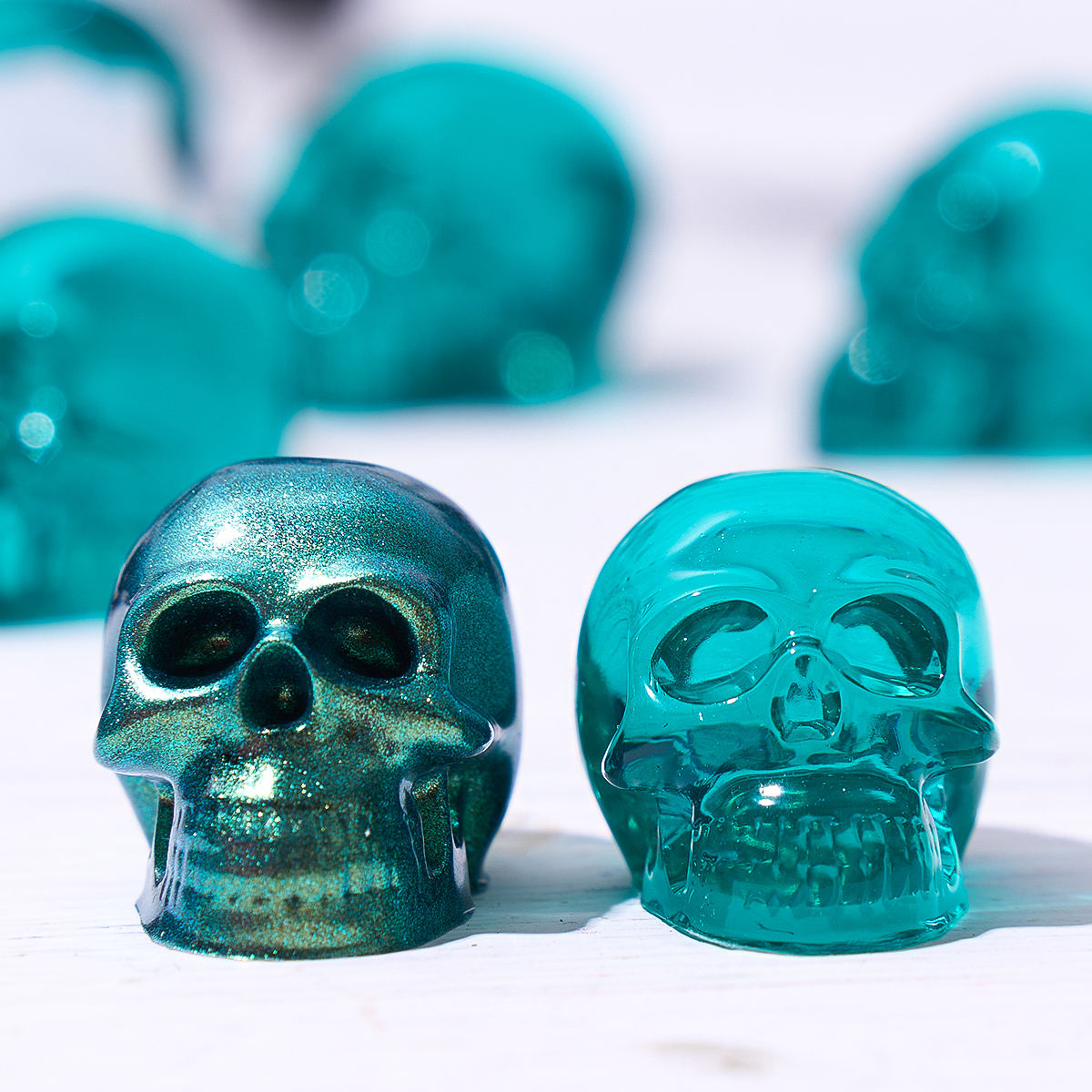 Halloween Ornament Mini Skull  – обзор и цена Candle Making Design