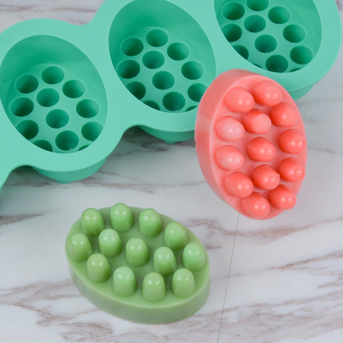 4 Hole Oval Massage Soap Silic – обзор и цена Candle Making Set
