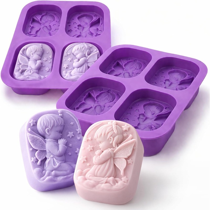 Angel Silicone Mold For Soap M – обзор и цена Candle Making Bath