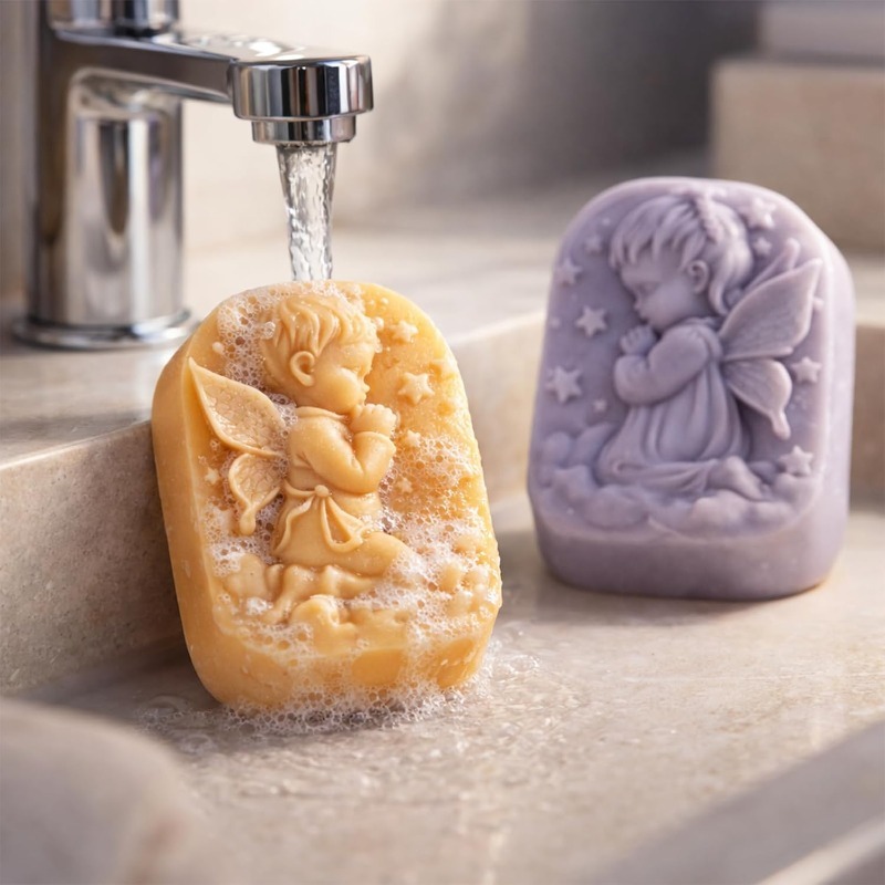 Angel Silicone Mold For Soap M – обзор и цена Candle Making Bath
