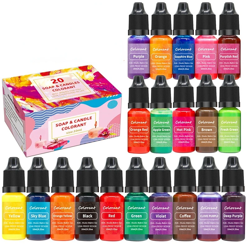 20 Colors High Concentration H – обзор и цена Candle Dye Chip